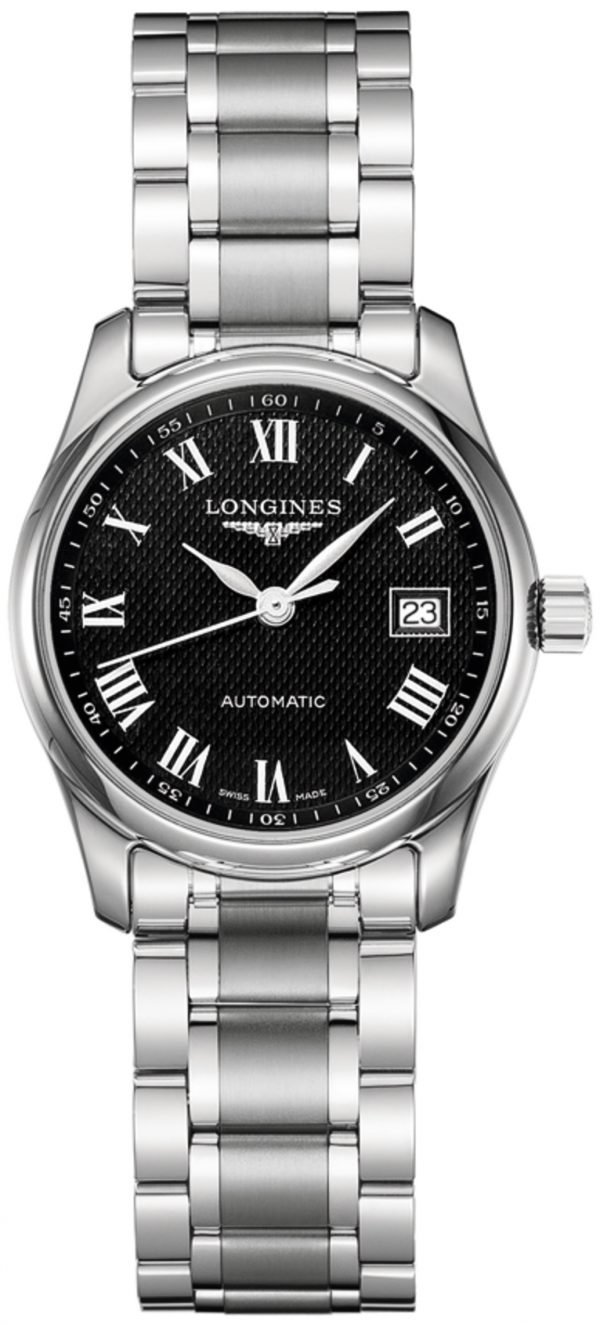 Longines Master L2.257.4.51.6 Kello Musta / Teräs