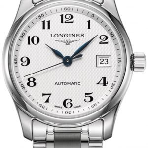 Longines Master L2.257.4.78.6 Kello Hopea / Teräs