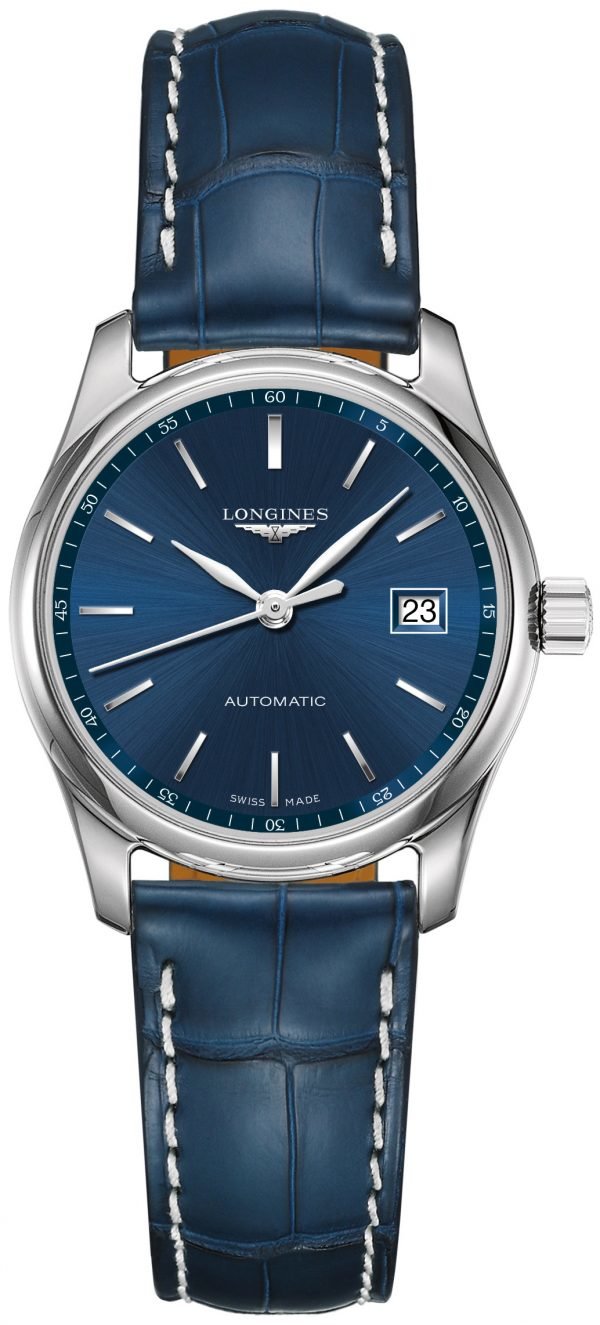 Longines Master L2.257.4.92.0 Kello Sininen / Nahka