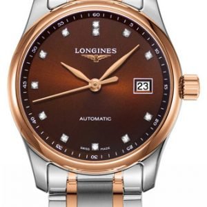 Longines Master L2.257.5.67.7 Kello Ruskea / 18k Punakultaa