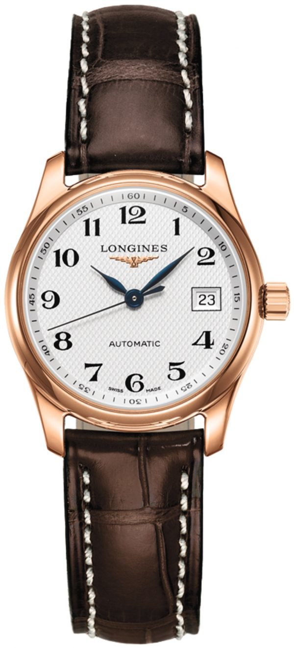 Longines Master L2.257.8.78.3 Kello Hopea / Nahka