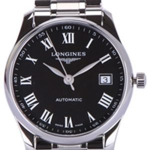 Longines Master L2.518.4.51.6 Kello Musta / Teräs