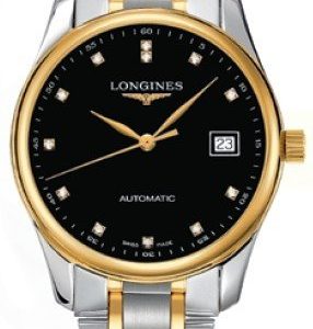 Longines Master L2.518.5.57.7 Kello Musta / Teräs