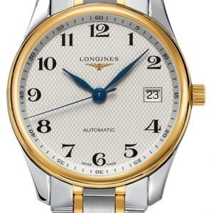 Longines Master L2.518.5.78.7 Kello Hopea / 18k Keltakultaa