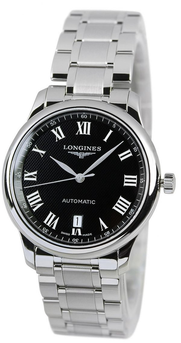 Longines Master L2.628.4.51.6 Kello Musta / Teräs