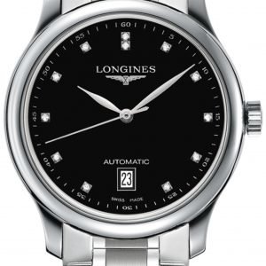 Longines Master L2.628.4.57.6 Kello Musta / Teräs