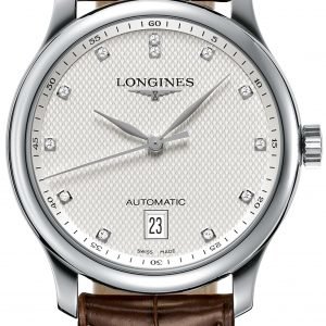 Longines Master L2.628.4.77.5 Kello Hopea / Nahka