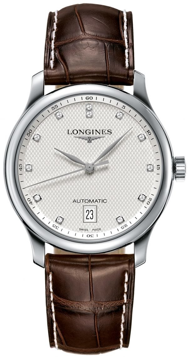 Longines Master L2.628.4.77.5 Kello Hopea / Nahka