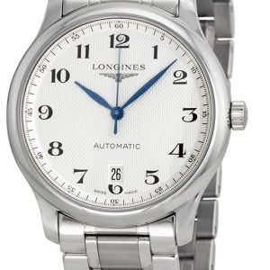 Longines Master L2.628.4.78.6 Kello Hopea / Teräs