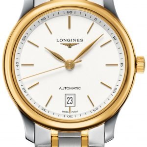 Longines Master L2.628.5.12.7 Kello Valkoinen / 18k Keltakultaa