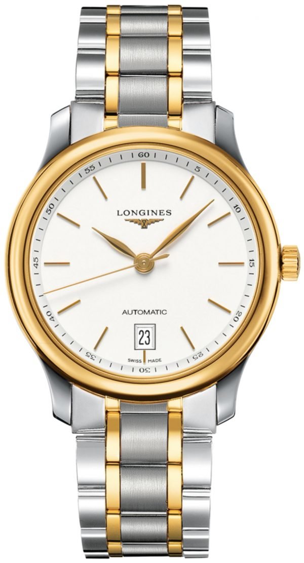 Longines Master L2.628.5.12.7 Kello Valkoinen / 18k Keltakultaa