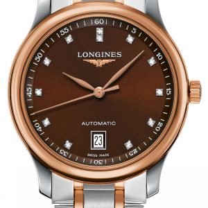 Longines Master L2.628.5.67.7 Kello Ruskea / Punakultasävyinen