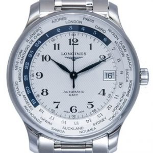 Longines Master L2.631.4.70.6 Kello Hopea / Teräs