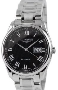 Longines Master L2.648.4.51.6 Kello Musta / Teräs