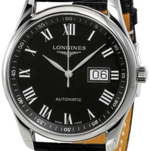 Longines Master L2.648.4.51.7 Kello Musta / Nahka