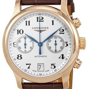 Longines Master L2.669.8.78.3 Kello Hopea / Nahka