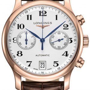 Longines Master L2.669.8.78.5 Kello Hopea / Nahka