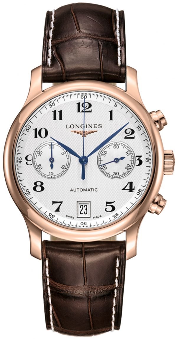 Longines Master L2.669.8.78.5 Kello Hopea / Nahka