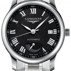 Longines Master L2.708.4.51.6 Kello Musta / Teräs