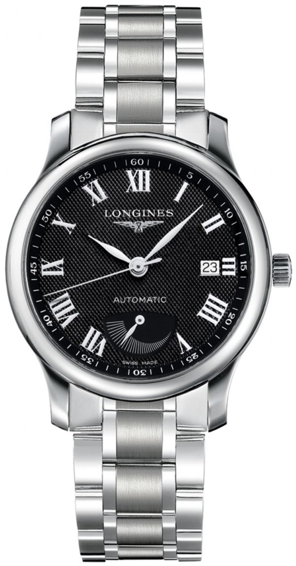 Longines Master L2.708.4.51.6 Kello Musta / Teräs