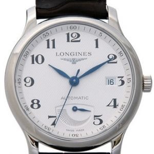 Longines Master L2.708.4.78.3 Kello Hopea / Nahka