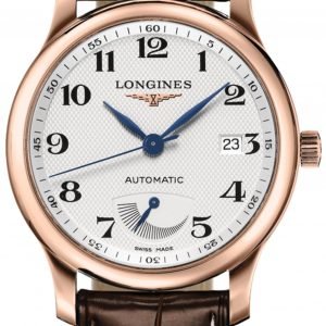 Longines Master L2.708.8.78.5 Kello Hopea / Nahka