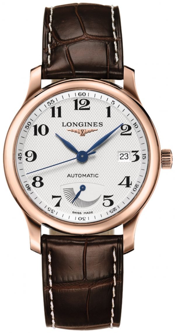 Longines Master L2.708.8.78.5 Kello Hopea / Nahka