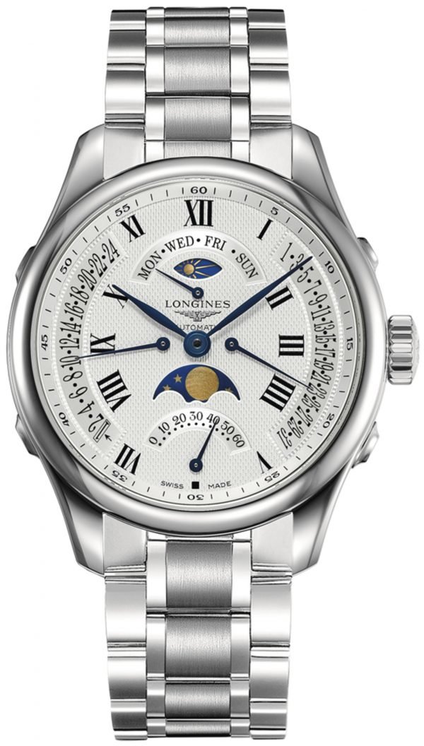 Longines Master L2.738.4.71.6 Kello Hopea / Teräs