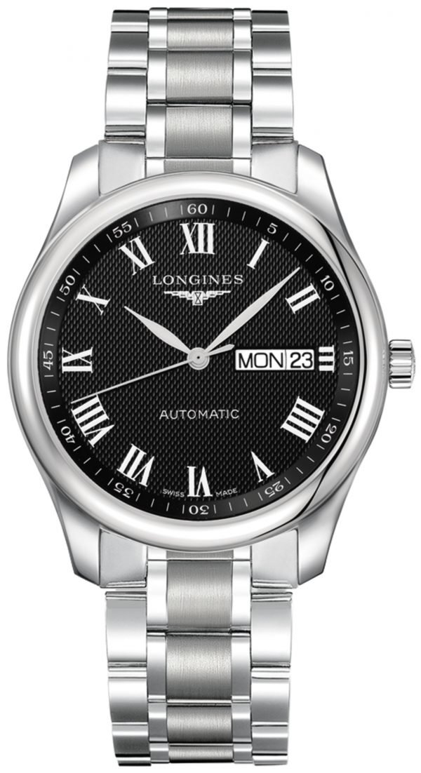 Longines Master L2.755.4.51.6 Kello Musta / Teräs