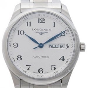 Longines Master L2.755.4.78.6 Kello Hopea / Teräs