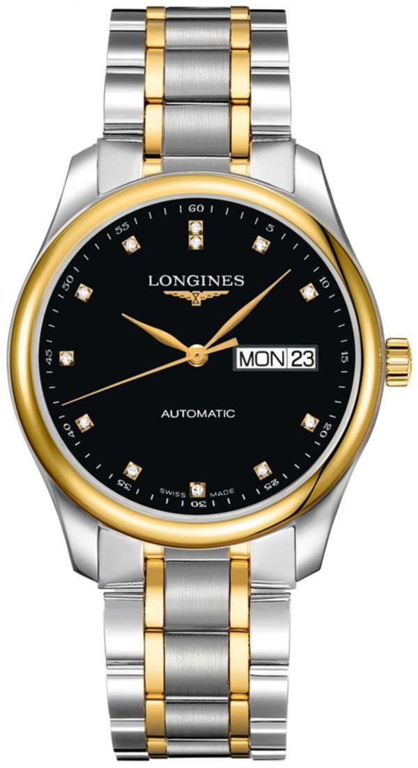 Longines Master L2.755.5.57.7 Kello Musta / 18k Keltakultaa