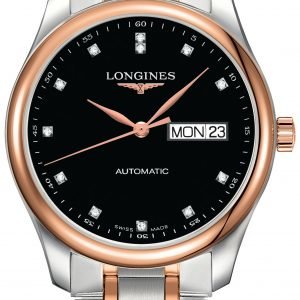 Longines Master L2.755.5.59.7 Kello Musta / 18k Punakultaa