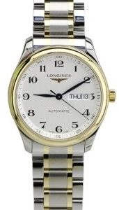 Longines Master L2.755.5.78.7 Kello Hopea / Kullansävytetty