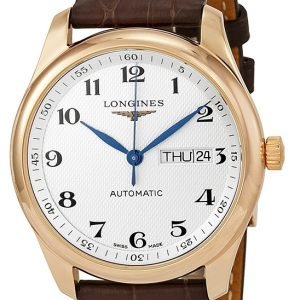 Longines Master L2.755.8.78.3 Kello Hopea / Nahka