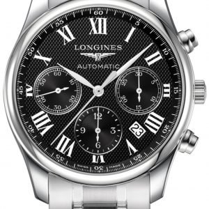 Longines Master L2.759.4.51.6 Kello Musta / Teräs