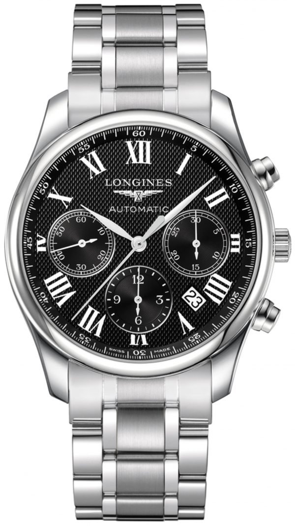 Longines Master L2.759.4.51.6 Kello Musta / Teräs