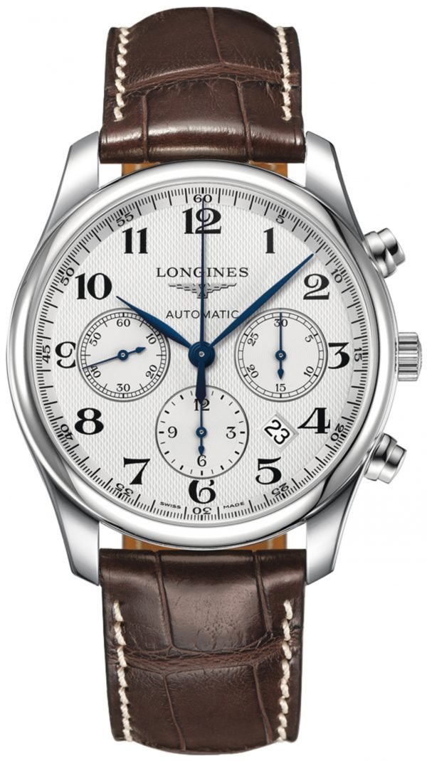 Longines Master L2.759.4.78.5 Kello Hopea / Nahka