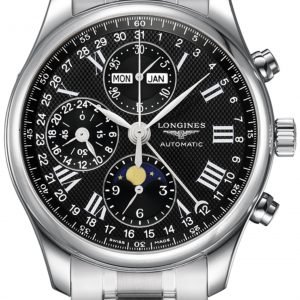 Longines Master L2.773.4.51.6 Kello Musta / Teräs