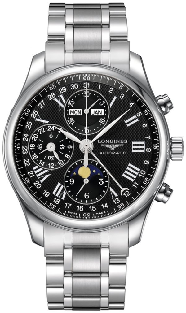 Longines Master L2.773.4.51.6 Kello Musta / Teräs