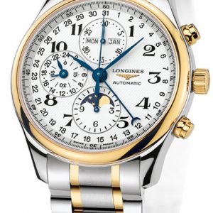 Longines Master L2.773.5.78.7 Kello Hopea / Kullansävytetty