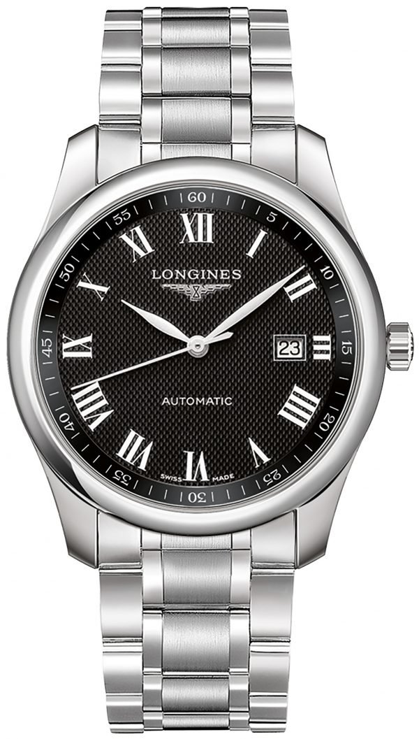 Longines Master L2.793.4.51.6 Kello Musta / Teräs