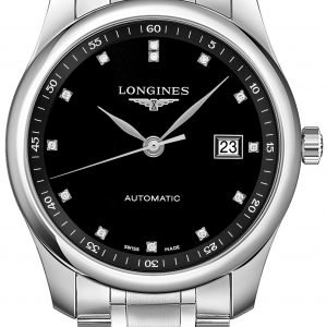 Longines Master L2.793.4.57.6 Kello Musta / Teräs