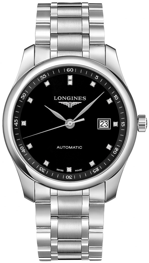 Longines Master L2.793.4.57.6 Kello Musta / Teräs