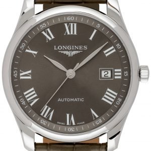 Longines Master L2.793.4.71.3 Kello Harmaa / Nahka