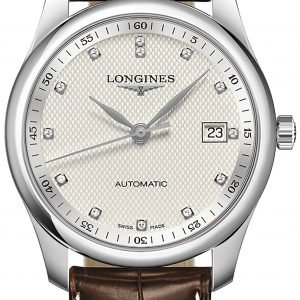 Longines Master L2.793.4.77.5 Kello Hopea / Nahka