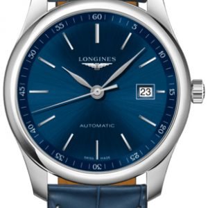 Longines Master L2.793.4.92.2 Kello Sininen / Nahka