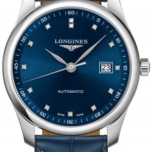 Longines Master L2.793.4.97.0 Kello Sininen / Nahka