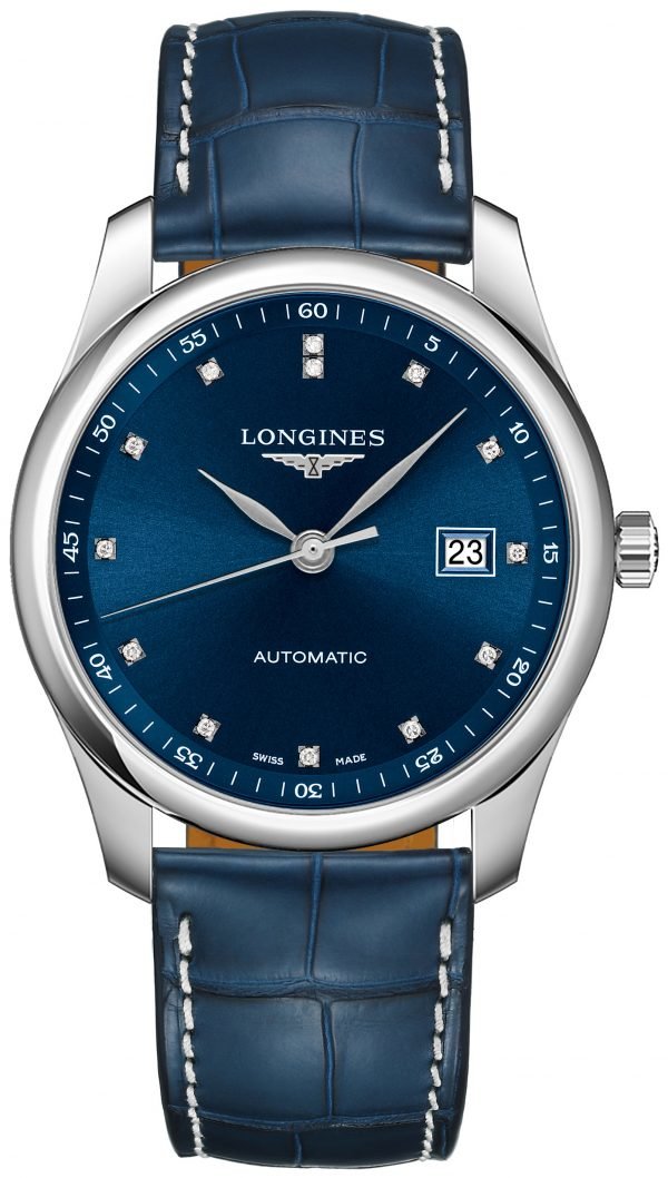 Longines Master L2.793.4.97.0 Kello Sininen / Nahka