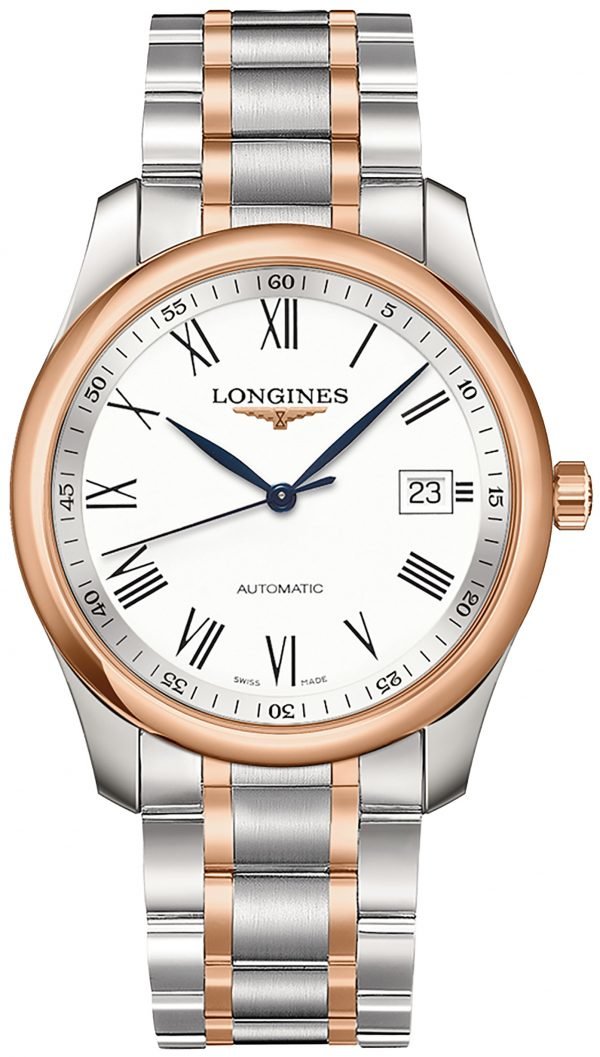 Longines Master L2.793.5.11.7 Kello Valkoinen / 18k Punakultaa