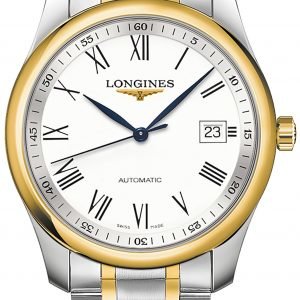 Longines Master L2.793.5.19.7 Kello Valkoinen / 18k Keltakultaa